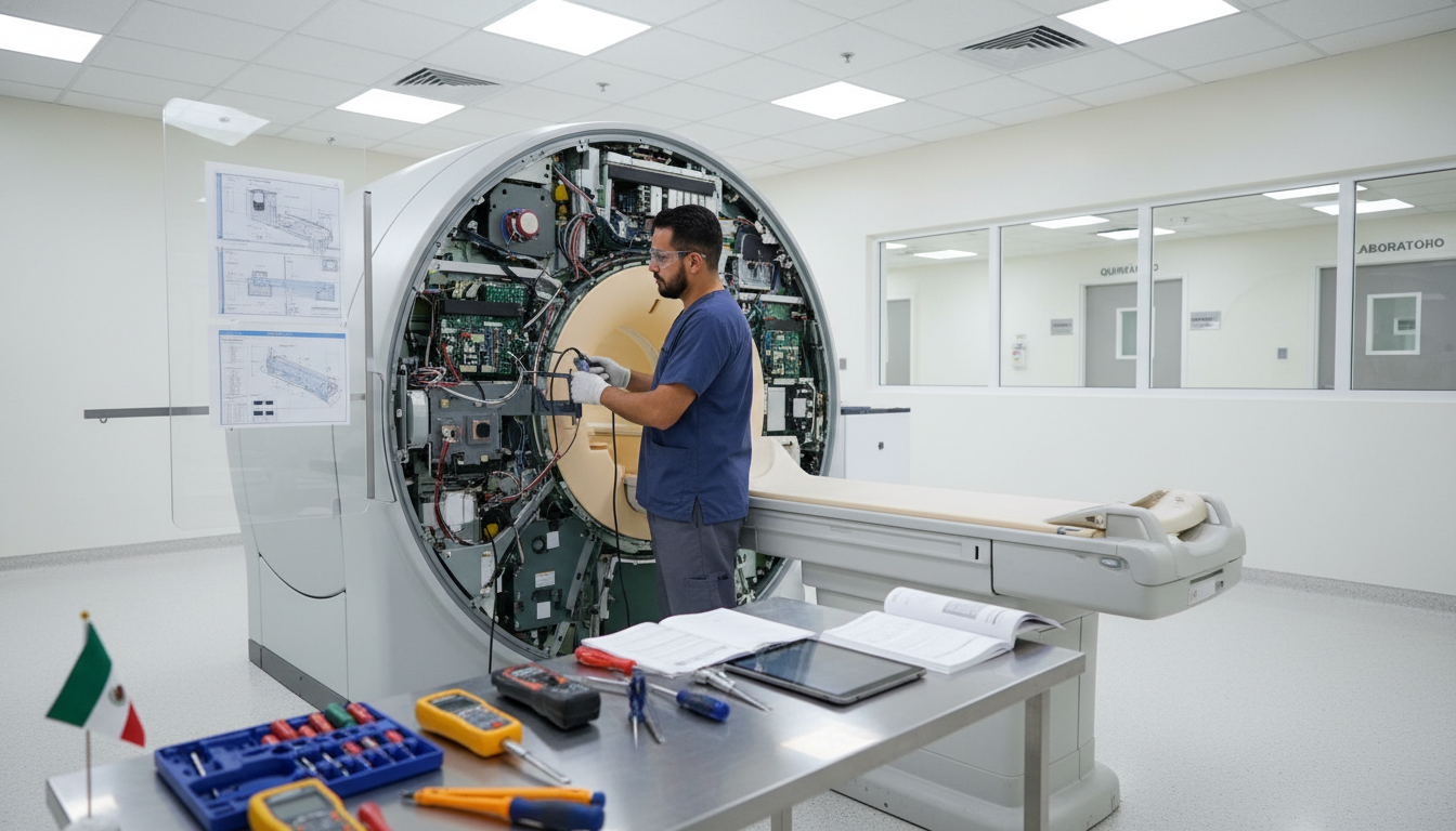 mantenimiento y reparación de equipo médico